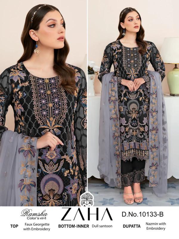 Zaha Ramsha Colors Vol 8 Designer Pakistani Suit Collection